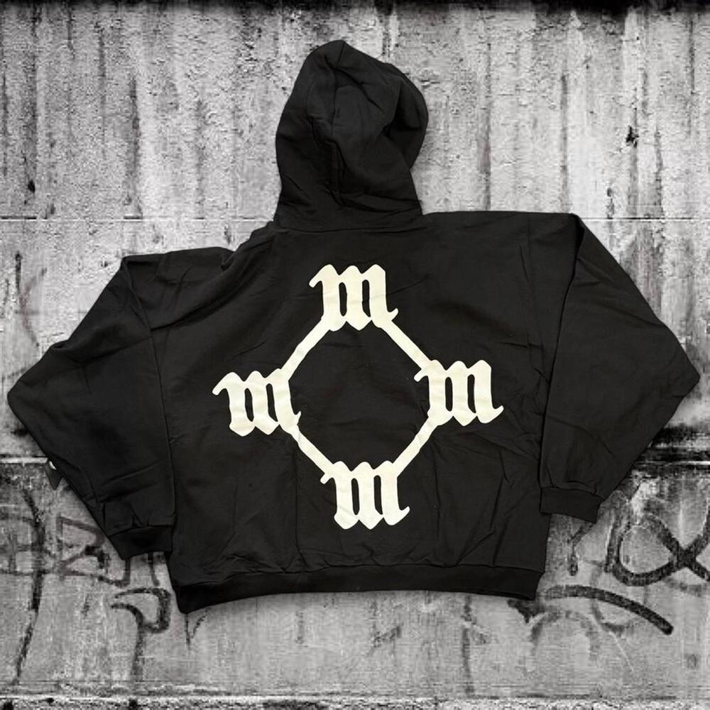 YEEZY So Help Me God LOVE Hoodie SHMG Black Ye YZY Size 3 Boxy/Cropped Fit NWOT